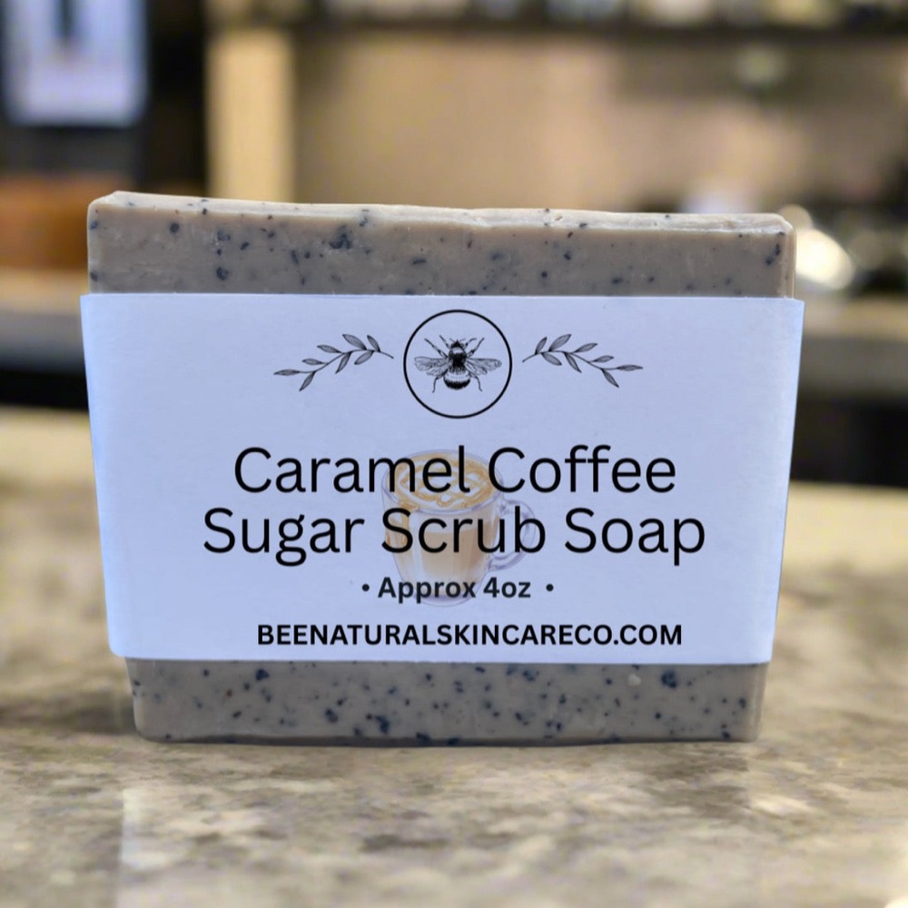 Caramel Coffee Scrub Soap with Buttermilk & Honey